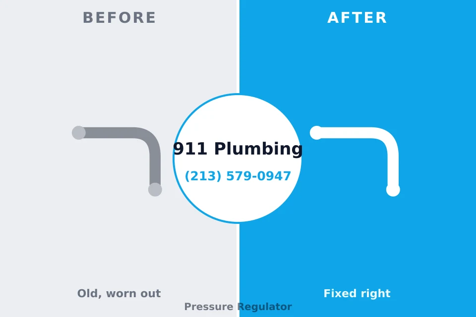 Before and after: plumbing repair Lawton, OK
